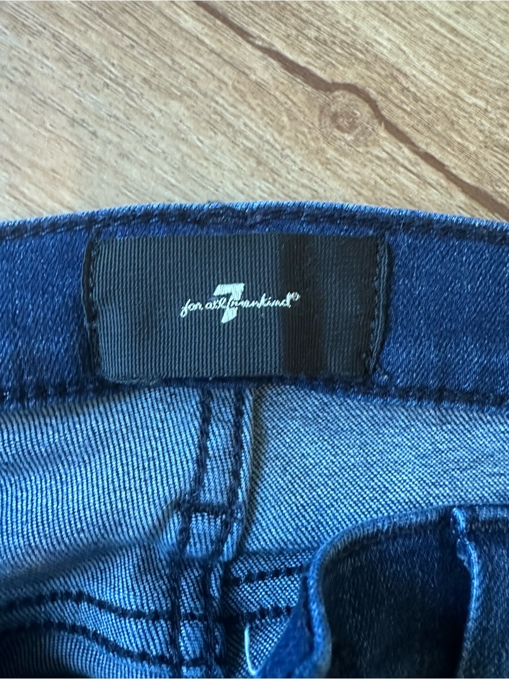 7 For All Mankind Dojo Dark Wash Jeans - Picture 3 of 6